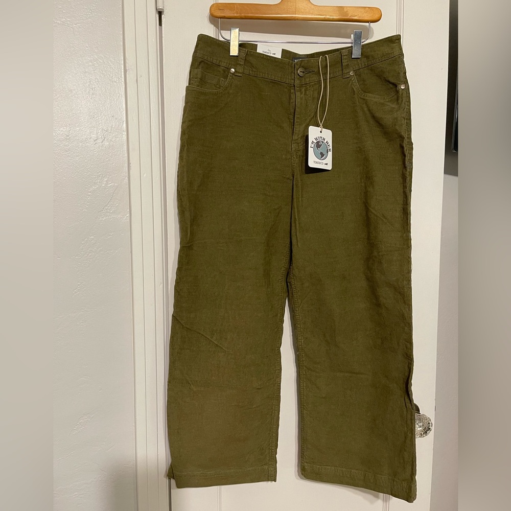NWT Toad&Co size 10 Karuna Cord wide leg pants